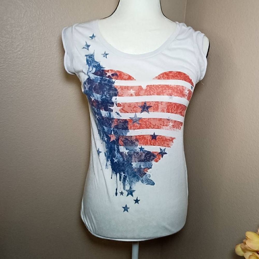 Clockhouse patriotic top Size S